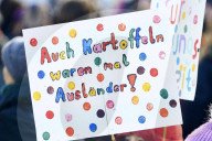 Kundgebung für Demokratie und Vielfalt in Berlin