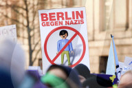 Kundgebung für Demokratie und Vielfalt in Berlin
