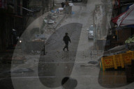 Israeli military vehicles and soldiers closed the entrances to the Old City of Nablus
