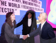 Sadiq Khan Mayor of London Launches the 'loved and wanted' campaign at The Outernet, London, UK.