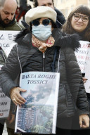 Roma, Manifestazione contro i Roghi Tossici