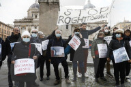 Roma, Manifestazione contro i Roghi Tossici