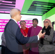 Sadiq Khan Mayor of London Launches the 'loved and wanted' campaign at The Outernet, London, UK.