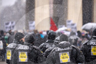 Demonstration und Gegendemonstration der AfD in München 