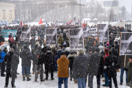 Demonstration und Gegendemonstration der AfD in München 
