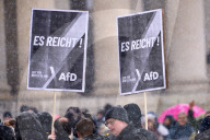 Demonstration und Gegendemonstration der AfD in München 