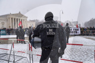 Demonstration und Gegendemonstration der AfD in München 
