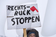 Demonstration und Gegendemonstration der AfD in München 