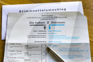 Wahlunterlagen zur diesjährigen Bundestagswahl