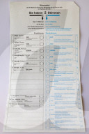Wahlunterlagen zur diesjährigen Bundestagswahl