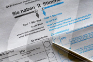 Wahlunterlagen zur diesjährigen Bundestagswahl
