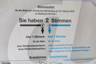 Wahlunterlagen zur diesjährigen Bundestagswahl