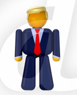 La figurine Donald Trump "The Don" (5 kilos / 33 cm), en édition limitée à mille exemplaires, vendue 260€ pièce