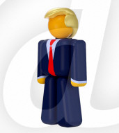 La figurine Donald Trump "The Don" (5 kilos / 33 cm), en édition limitée à mille exemplaires, vendue 260€ pièce