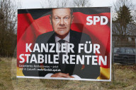 Wahlwerbung zur Bundestagswahl 2025