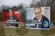 Wahlwerbung zur Bundestagswahl 2025