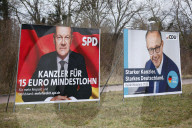 Wahlwerbung zur Bundestagswahl 2025