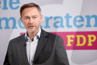 Christian LindnerLindner bei FDP Pk in Berlin