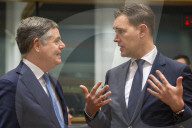 Eurogroup meeting in Brussels
