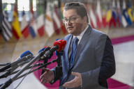 Eurogroup meeting in Brussels