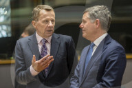 Eurogroup meeting in Brussels