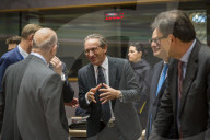 Eurogroup meeting in Brussels