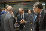 Eurogroup meeting in Brussels