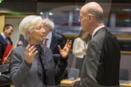 Eurogroup meeting in Brussels