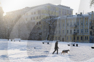 Kyiv in winter