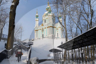 Kyiv in winter