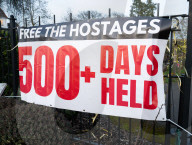500 days since the tragic events of October 7th with a candle-lighting vigil in North London, UK