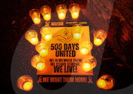 500 days since the tragic events of October 7th with a candle-lighting vigil in North London, UK