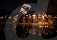 500 days since the tragic events of October 7th with a candle-lighting vigil in North London, UK