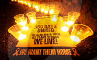 500 days since the tragic events of October 7th with a candle-lighting vigil in North London, UK