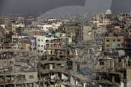 Gaza destruction after Israeli air strikes