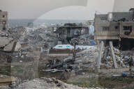 Gaza destruction after Israeli air strikes
