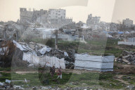 Gaza destruction after Israeli air strikes