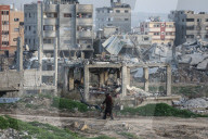 Gaza destruction after Israeli air strikes
