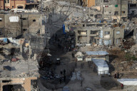 Gaza destruction after Israeli air strikes
