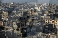 Gaza destruction after Israeli air strikes