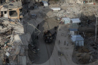 Gaza destruction after Israeli air strikes