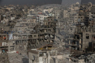 Gaza destruction after Israeli air strikes