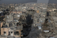 Gaza destruction after Israeli air strikes