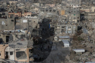 Gaza destruction after Israeli air strikes