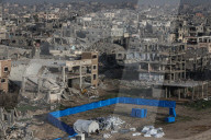 Gaza destruction after Israeli air strikes