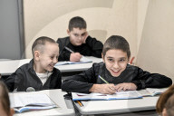 Underground school opens in Zaporizhzhia region as Russia targets children