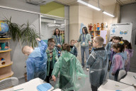 Underground school opens in Zaporizhzhia region as Russia targets children