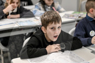 Underground school opens in Zaporizhzhia region as Russia targets children