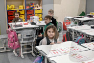 Underground school opens in Zaporizhzhia region as Russia targets children