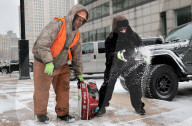 Powerful winter storm slams the Midwest